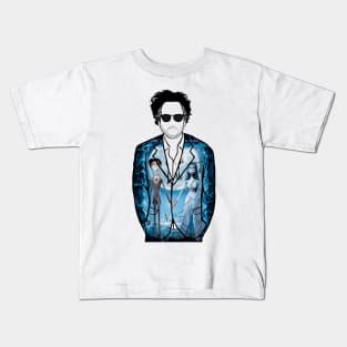 Tim Burton (Corpse Bride) Portrait Kids T-Shirt